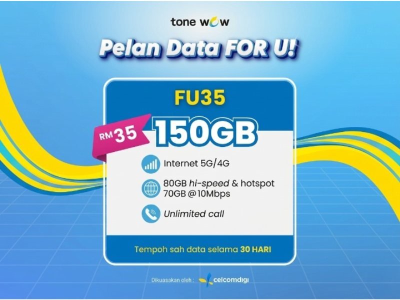 Tone Wow prepaid plan poster